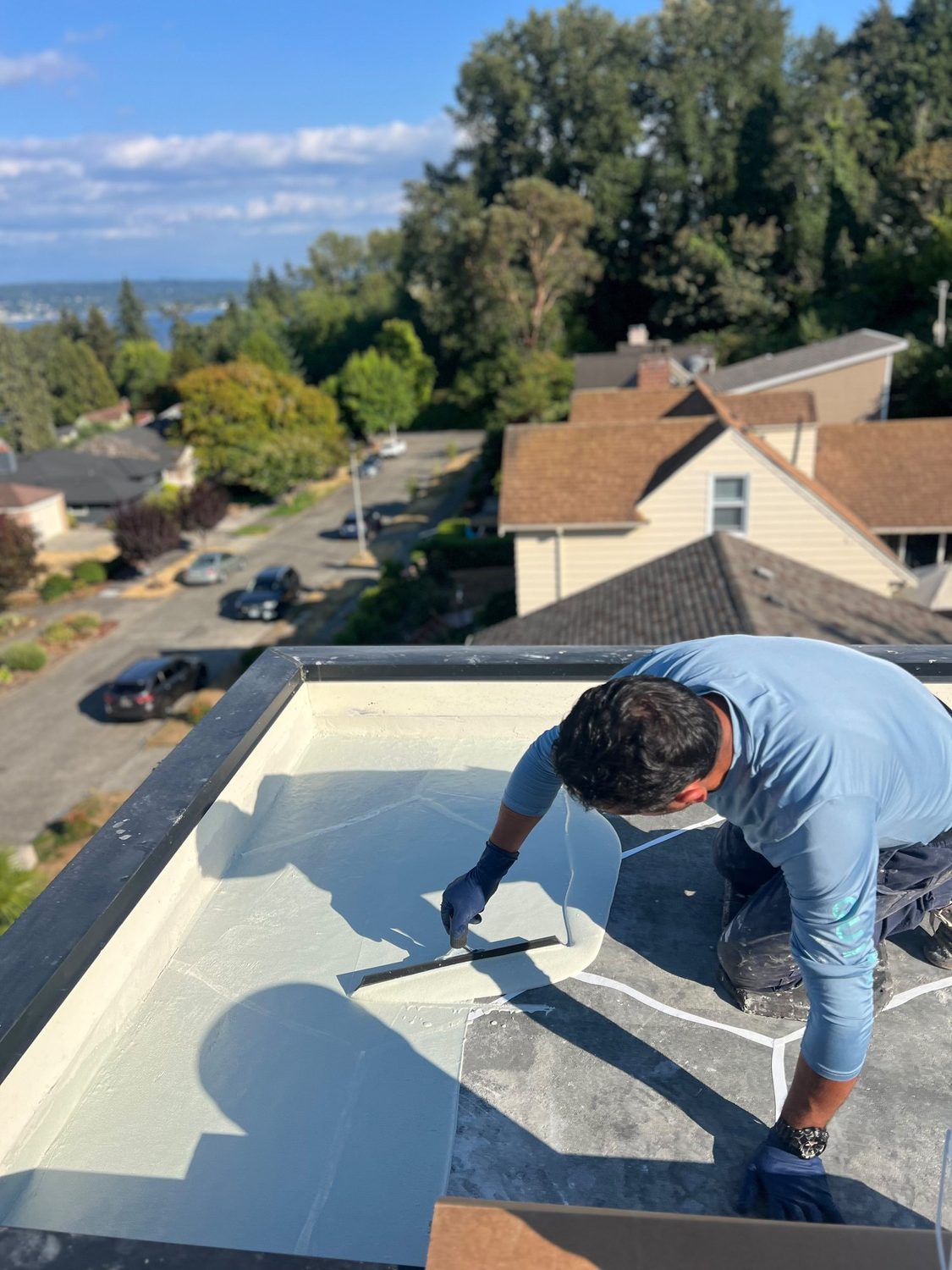 Rooftop Patio In progress